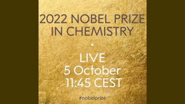 Nobel Prize in Chemistry 2022 Live Streaming: Watch Winner Announcement by Royal Swedish Academy of Sciences